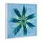 Stupell Industries Blue & Green Abstract Flower Wall Plaque Design by Liz Jardine